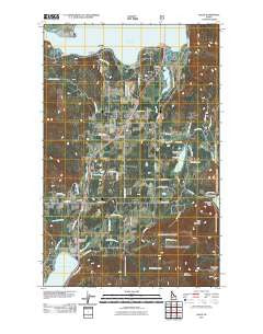 Sagle Idaho Historical topographic map, 1:24000 scale, 7.5 X 7.5 Minute, Year 2011