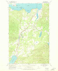 Sagle Idaho Historical topographic map, 1:24000 scale, 7.5 X 7.5 Minute, Year 1968