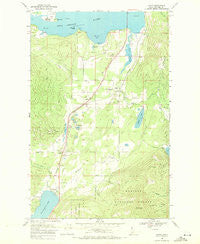 Sagle Idaho Historical topographic map, 1:24000 scale, 7.5 X 7.5 Minute, Year 1968