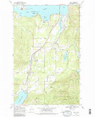 Sagle Idaho Historical topographic map, 1:24000 scale, 7.5 X 7.5 Minute, Year 1968