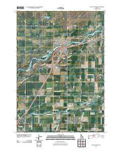 Saint Anthony Idaho Historical topographic map, 1:24000 scale, 7.5 X 7.5 Minute, Year 2010