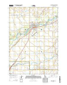 Saint Anthony Idaho Current topographic map, 1:24000 scale, 7.5 X 7.5 Minute, Year 2013