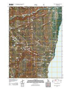 Saint Charles Idaho Historical topographic map, 1:24000 scale, 7.5 X 7.5 Minute, Year 2011