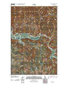 Saint Joe Idaho Historical topographic map, 1:24000 scale, 7.5 X 7.5 Minute, Year 2011