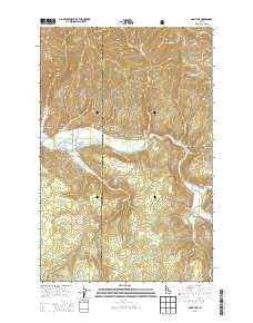 Saint Joe Idaho Current topographic map, 1:24000 scale, 7.5 X 7.5 Minute, Year 2013