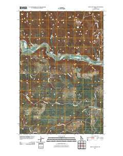 Saint Joe Baldy Idaho Historical topographic map, 1:24000 scale, 7.5 X 7.5 Minute, Year 2011