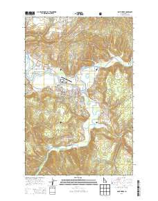 Saint Maries Idaho Current topographic map, 1:24000 scale, 7.5 X 7.5 Minute, Year 2013