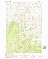 Sal Mountain Idaho Historical topographic map, 1:24000 scale, 7.5 X 7.5 Minute, Year 1989