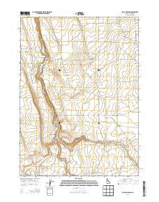 Salls Crossing Idaho Current topographic map, 1:24000 scale, 7.5 X 7.5 Minute, Year 2013