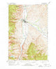 Salmon Idaho Historical topographic map, 1:62500 scale, 15 X 15 Minute, Year 1950