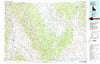 Salmon Idaho Historical topographic map, 1:100000 scale, 30 X 60 Minute, Year 1981