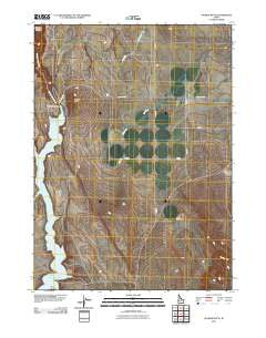 Salmon Butte Idaho Historical topographic map, 1:24000 scale, 7.5 X 7.5 Minute, Year 2010