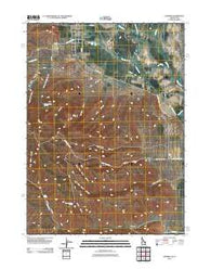 Samaria Idaho Historical topographic map, 1:24000 scale, 7.5 X 7.5 Minute, Year 2011