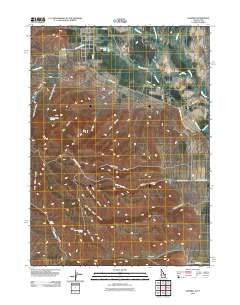 Samaria Idaho Historical topographic map, 1:24000 scale, 7.5 X 7.5 Minute, Year 2011