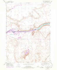 Sand Dunes Idaho Historical topographic map, 1:24000 scale, 7.5 X 7.5 Minute, Year 1947