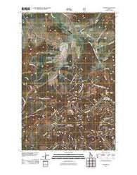 Sanders Idaho Historical topographic map, 1:24000 scale, 7.5 X 7.5 Minute, Year 2011