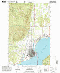 Sandpoint Idaho Historical topographic map, 1:24000 scale, 7.5 X 7.5 Minute, Year 1996