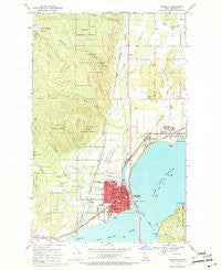 Sandpoint Idaho Historical topographic map, 1:24000 scale, 7.5 X 7.5 Minute, Year 1968