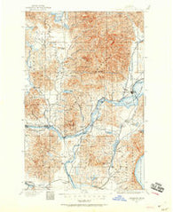 Sandpoint Idaho Historical topographic map, 1:125000 scale, 30 X 30 Minute, Year 1911