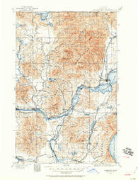 Sandpoint Idaho Historical topographic map, 1:125000 scale, 30 X 30 Minute, Year 1911