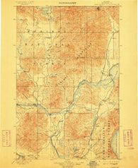 Sandpoint Idaho Historical topographic map, 1:125000 scale, 30 X 30 Minute, Year 1901