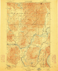 Sandpoint Idaho Historical topographic map, 1:125000 scale, 30 X 30 Minute, Year 1901