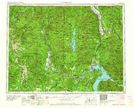 Sandpoint Idaho Historical topographic map, 1:250000 scale, 1 X 2 Degree, Year 1963
