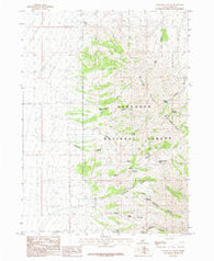 Sandrock Canyon Idaho Historical topographic map, 1:24000 scale, 7.5 X 7.5 Minute, Year 1985