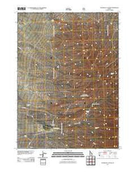 Sandrock Canyon Idaho Historical topographic map, 1:24000 scale, 7.5 X 7.5 Minute, Year 2011