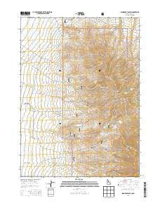 Sandrock Canyon Idaho Current topographic map, 1:24000 scale, 7.5 X 7.5 Minute, Year 2013