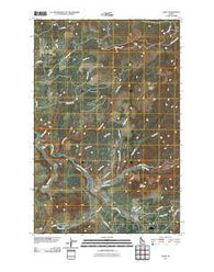 Santa Idaho Historical topographic map, 1:24000 scale, 7.5 X 7.5 Minute, Year 2011