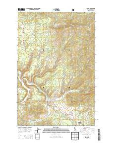 Santa Idaho Current topographic map, 1:24000 scale, 7.5 X 7.5 Minute, Year 2013