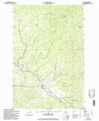 Santa Idaho Historical topographic map, 1:24000 scale, 7.5 X 7.5 Minute, Year 1995
