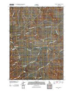 Sawmill Creek Idaho Historical topographic map, 1:24000 scale, 7.5 X 7.5 Minute, Year 2010