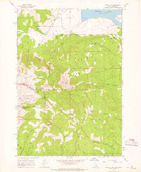 Sawtell PK Idaho Historical topographic map, 1:24000 scale, 7.5 X 7.5 Minute, Year 1964