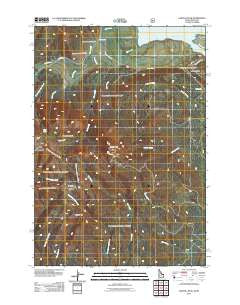 Sawtell Peak Idaho Historical topographic map, 1:24000 scale, 7.5 X 7.5 Minute, Year 2011