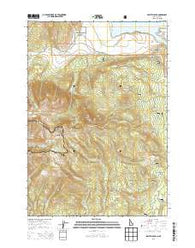 Sawtell Peak Idaho Current topographic map, 1:24000 scale, 7.5 X 7.5 Minute, Year 2013