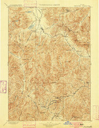 Sawtooth Idaho Historical topographic map, 1:125000 scale, 30 X 30 Minute, Year 1900