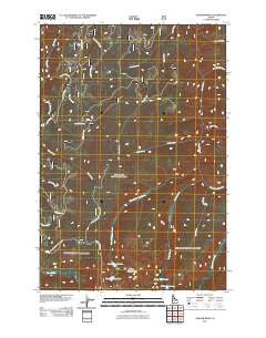 Sawyer Ridge Idaho Historical topographic map, 1:24000 scale, 7.5 X 7.5 Minute, Year 2011