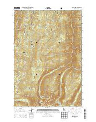 Sawyer Ridge Idaho Current topographic map, 1:24000 scale, 7.5 X 7.5 Minute, Year 2013