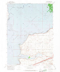 Schiller Idaho Historical topographic map, 1:24000 scale, 7.5 X 7.5 Minute, Year 1971