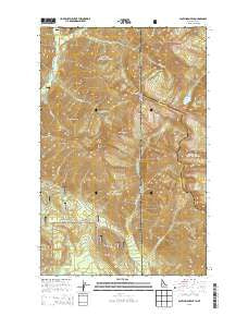 Scotchman Peak Idaho Current topographic map, 1:24000 scale, 7.5 X 7.5 Minute, Year 2013