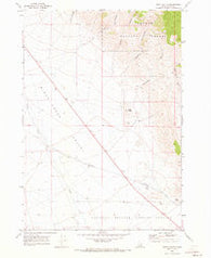 Scott Butte Idaho Historical topographic map, 1:24000 scale, 7.5 X 7.5 Minute, Year 1969