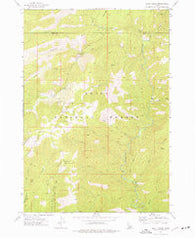 Scott Creek Idaho Historical topographic map, 1:24000 scale, 7.5 X 7.5 Minute, Year 1972