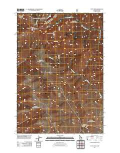 Scott Peak Idaho Historical topographic map, 1:24000 scale, 7.5 X 7.5 Minute, Year 2011