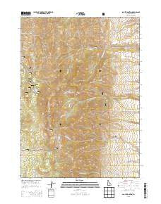 Scout Mountain Idaho Current topographic map, 1:24000 scale, 7.5 X 7.5 Minute, Year 2013