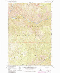 Scurvy Mtn Idaho Historical topographic map, 1:24000 scale, 7.5 X 7.5 Minute, Year 1965