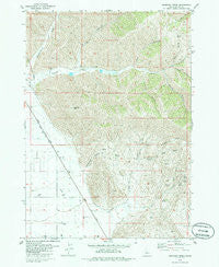 Seamans Creek Idaho Historical topographic map, 1:24000 scale, 7.5 X 7.5 Minute, Year 1979