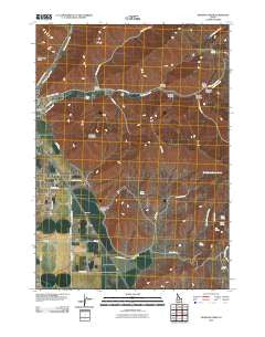 Seamans Creek Idaho Historical topographic map, 1:24000 scale, 7.5 X 7.5 Minute, Year 2010