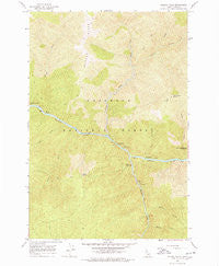 Selway Falls Idaho Historical topographic map, 1:24000 scale, 7.5 X 7.5 Minute, Year 1966